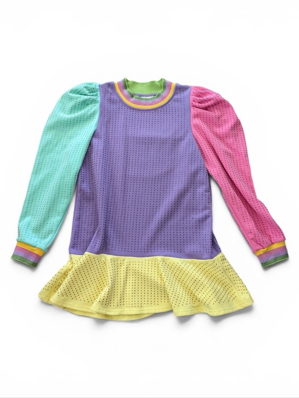 Queen of Sparkles Color Block Dress